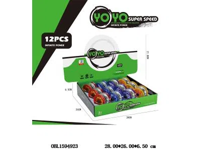 溜溜球带灯光 2*AG3包电 12粒装一展示盒 4色混装_OBL1594923