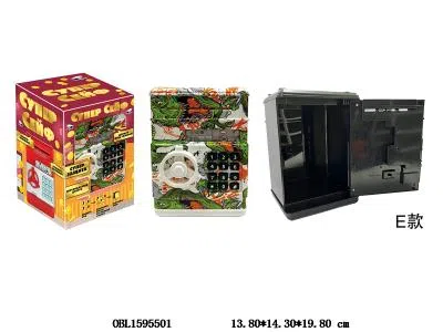 俄文存钱罐带灯光 自动卷钱 语音提示 密码解锁  3*AA不包电_OBL1595501