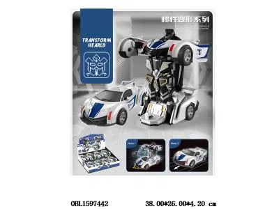 惯性碰撞变形兰博基尼警车 8只装1展示盒 2色混装_OBL1597442