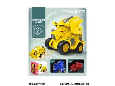 中英文版 惯性碰撞变形三角龙车 4色混装_OBL1597460