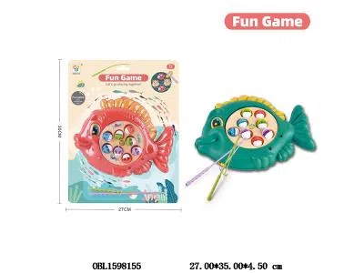 电动钓鱼套装带音乐 2*AA不包电 2色混装_OBL1598155