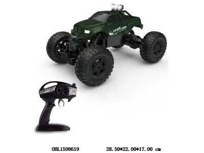 1:18遥控越野车带灯光 配USB线 车身3.7V锂电池包电 遥控器2*AA不包电 2.4G频率_OBL1598619