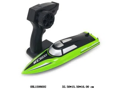 遥控船 双电机 防水保护 配USB线 船身3.7V电池包电 遥控器2*AA不包电 2.4G频率_OBL1598692