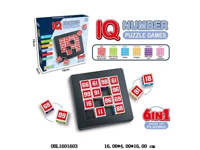 益智桌游 十六宫格数独 可改版俄文_OBL1601603