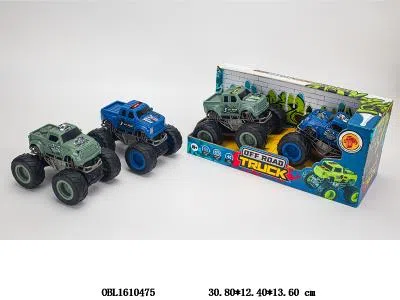 2只装双惯性大脚怪越野车 2款2色混装_OBL1610475