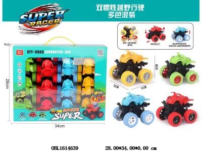 12只装双惯性沙滩摩托车 多色混装_OBL1614639