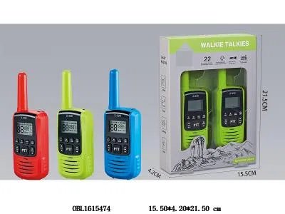 对讲机 6*AA无包电 3公里  3色混装_OBL1615474