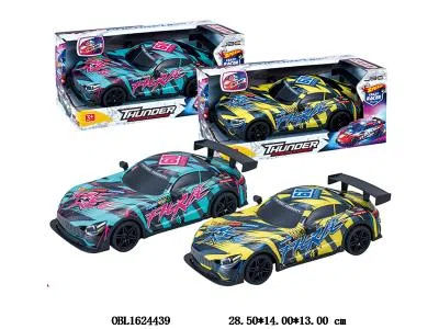 惯性车带灯光音乐 4*AG13包电  2色混装_OBL1624439