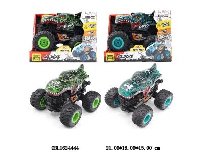 惯性大脚怪特技车带灯光音乐 4*AG13包电  2色混装_OBL1624444