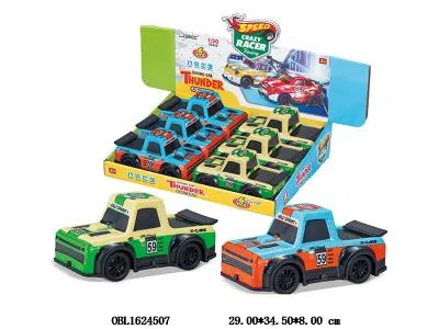 惯性车带灯光音乐 4*AG13包电  2色混装  6只装1展示盒_OBL1624507