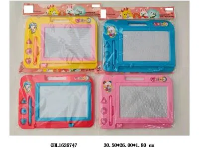 实色磁性写字板套装带笔 印章  4色混装_OBL1626747