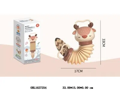 麋鹿手风琴带安抚音乐 加布书尾巴 2*AA不包电_OBL1627254