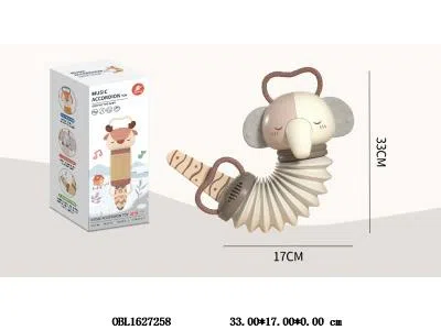 大象手风琴带安抚音乐 加布书尾巴 2*AA不包电_OBL1627258