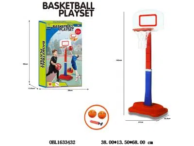 篮球架套装  可调节升降 球出货无充气_OBL1633432