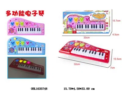 多功能电子琴带灯光音乐  不包电  3色混装_OBL1635748