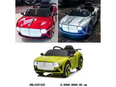 儿童电动宾利汽车配充电线 12V4.5AH电瓶包电 粉/绿/烤漆红/烤漆银_OBL1637432