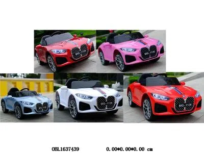 儿童电动宝马汽车带灯光音乐配充电线 12V4.5AH电瓶包电 红/白/粉/烤漆红/烤漆冰蓝_OBL1637439