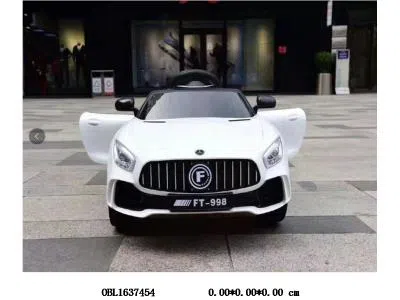 儿童电动童车配充电线 可开门  电瓶包电 红/白_OBL1637454