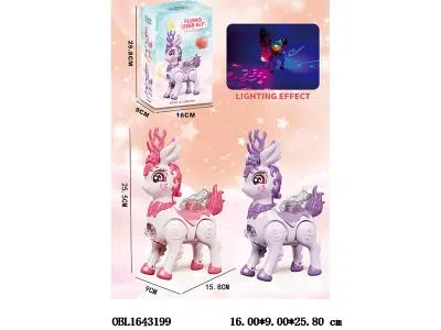 电动小鹿带灯光音乐 3*AA不包电_OBL1643199