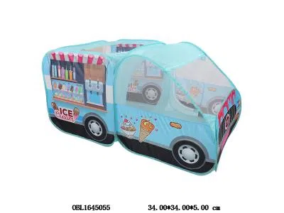 双节蓝色冰淇淋车帐篷_OBL1645055
