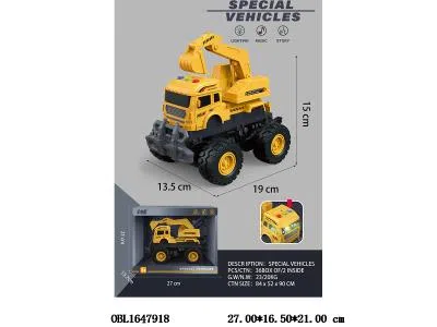 惯性工程车带灯光声音 3*AG13包电_OBL1647918