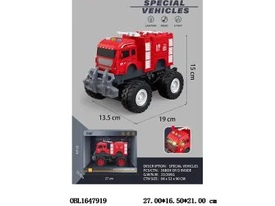 惯性消防车带灯光声音 3*AG13包电_OBL1647919