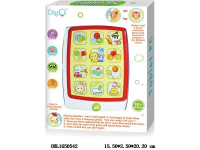 平板电脑带灯光音乐 英西文切换 3*AAA不包电_OBL1650542