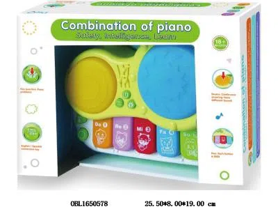 组合琴带灯光音乐 英西文切换 3*AA不包电_OBL1650578