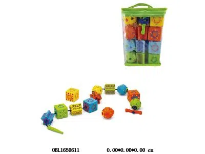 12粒婴儿益智穿绳软胶积木_OBL1650611