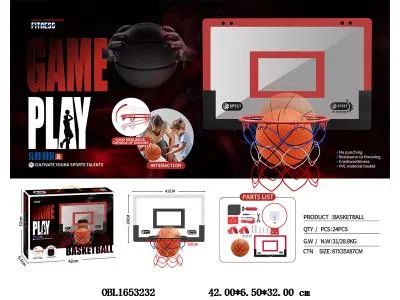 壁挂式篮球框套装 2色混装_OBL1653232