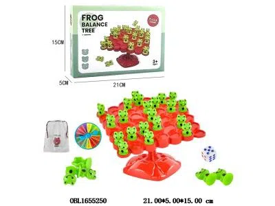 青蛙平衡树游戏 带转盘 收纳袋_OBL1655250