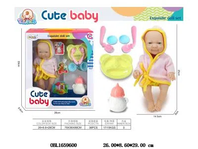 10寸全搪胶初生婴儿公仔套装 主体衣服1款1色_OBL1659600