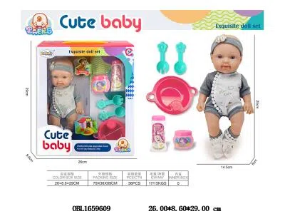 10寸全搪胶初生婴儿公仔套装 主体衣服1款1色_OBL1659609