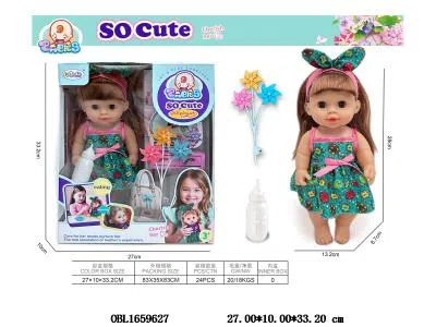 12寸空身搪胶头手脚喝水小便公仔套装 主体衣服1款1色_OBL1659627