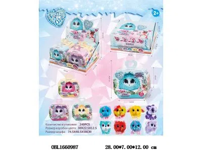 俄文毛绒惊喜落水狗  6小盒装1展示盒_OBL1660987