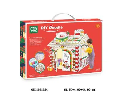创意涂鸦圣诞屋套装_OBL1661624