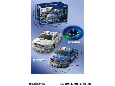 电动特技旋转车带灯光音乐 3*AA不包电 2色混装_OBL1662482