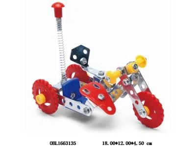 金属自装三轮摩托车 80PCS_OBL1663135