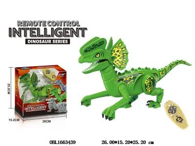 红外线遥控智能双脊龙 机身4*AAA电池无包电  遥控器2*AAA无包电_OBL1663439