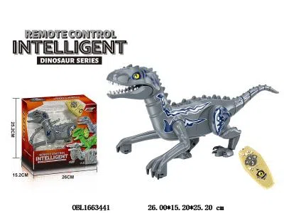 红外线遥控智能迅猛龙 机身4*AAA电池无包电  遥控器2*AAA无包电_OBL1663441
