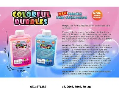 AB型浓缩泡泡液 500ml 2色混装_OBL1671382