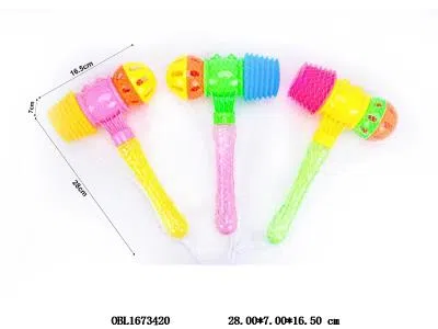 响锤带摇铃 3色混装 网袋加吊卡_OBL1673420