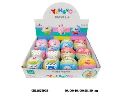 4 寸卡通益智铃铛填棉球 12粒装1展示盒_OBL1675925