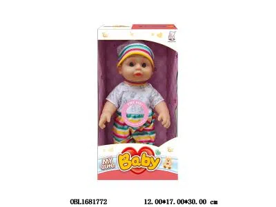 12寸搪胶公仔带IC 3*AG13包电 主体衣服2色混装_OBL1681772