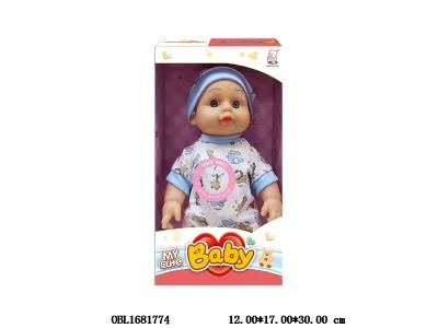 12寸搪胶公仔带IC 3*AG13包电 主体衣服2色混装_OBL1681774