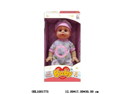 12寸搪胶公仔带IC 3*AG13包电 主体衣服2色混装_OBL1681775