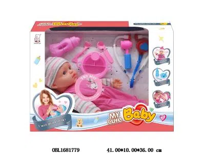 16寸搪胶公仔套装带IC 3*AG13包电 主体衣服2色混装_OBL1681779