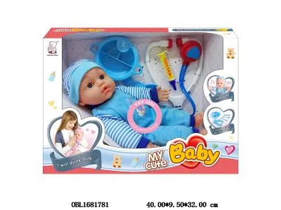 12寸搪胶公仔套装带IC 3*AG13包电 主体衣服1款1色_OBL1681781