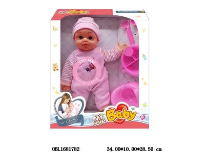 12寸搪胶公仔套装带IC 3*AG13包电 主体衣服1款1色_OBL1681782