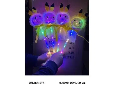 皮卡丘星空棒带灯光 3*AG10包电 4款混装 10支装1中包_OBL1681975